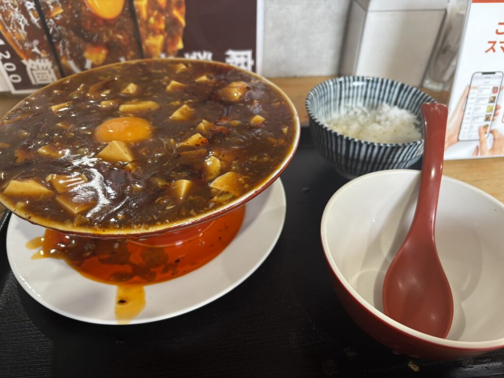 花梨麻婆飯店なかもず店の麻婆ヂャン麺